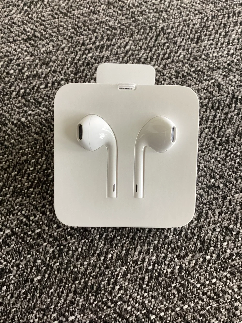 Apple iPhone Wired Earbuds with Lightning Connection + Apple Stickers - New!